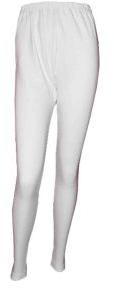 Girls White School Leggings