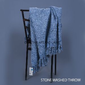 Stone Washed Thorw Blanket
