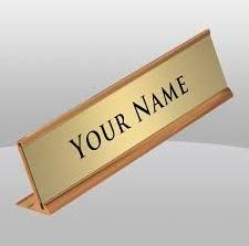 Name Plate