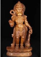 Wooden Hanuman Statue