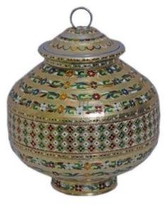 Meenakari Storage Pot