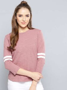 Ladies Round Neck T-shirts