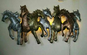 wall art running horse