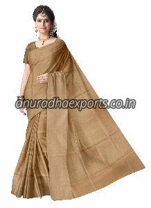 Plain Tissue Saree