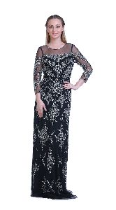 Party Wear Beaded Prom Dress