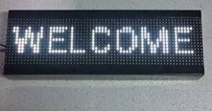 White LED Display Board