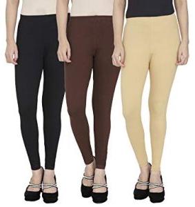 Cotton Lycra Ankle Length Leggings