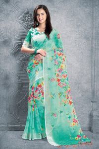 Linen Saree