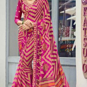 Multicolor Designer Saree