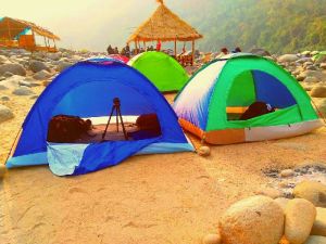 Camping at Dawki Shnongpdeng