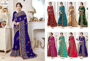 Georgette Bridal Saree