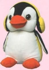 Polyester Sitting Penguin Toys