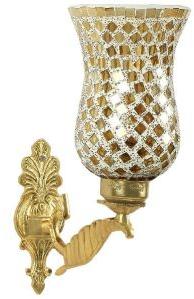 Mosaic Hurricane Lamp