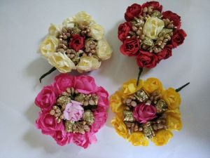 Designer Flower Hair Brooch