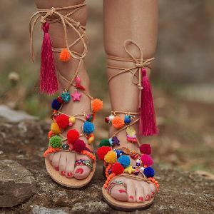 Greek Stylish Designer Ladies Beach Sandals