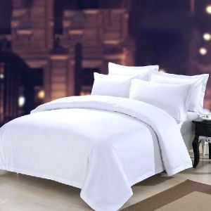 Plain White Bed Sheet