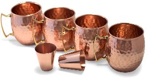 Copper Hammered Mule Mug