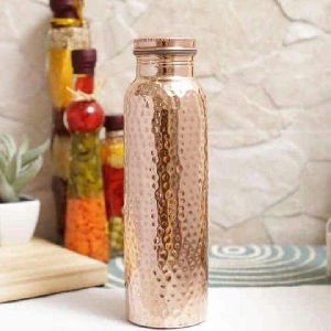 Hammered Copper Water Bottle