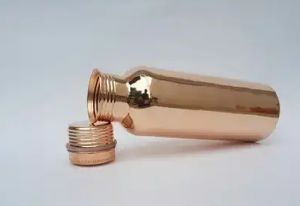 Plain Copper Water Bottle