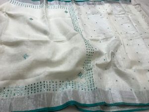 Muga Plain Silk Saree