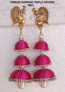 Triple Decker Jhumka