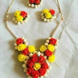 Flower Necklace Set