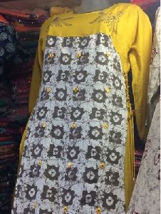 Ladies Double Colored Kurti