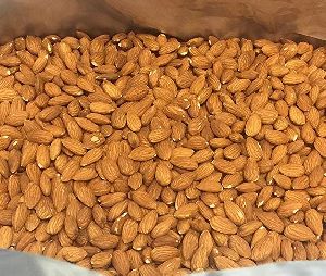 raw almond nuts