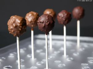 Chocolate lollipop