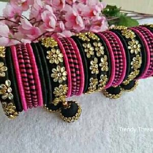 Silk bangles set