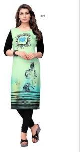 Multicolor Crepe Kurti