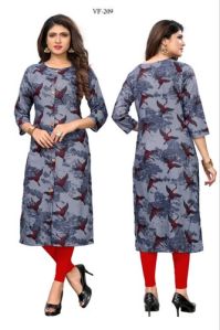 Printed Rayon Kurti