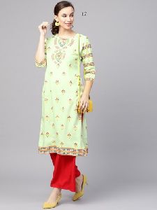 Stylish Crepe Kurti