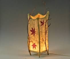 handmade paper lamp