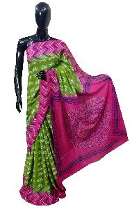 Hand Block Cotton Saree