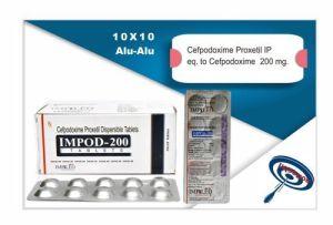 CEFPODOXIME PROXETIL DISPERSIBLE TABLETS