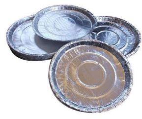 Silver Laminated Paper Thali