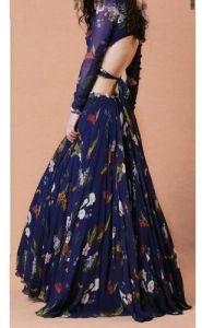 Printed Designer Gown