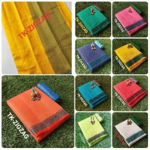 Tussar Silk Sarees TK-ZIGZAG