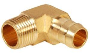 Brass Hose Barb Elbow