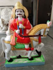 Marble Ram Dev Baba Statue