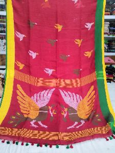 Linen Jamdani Sarees