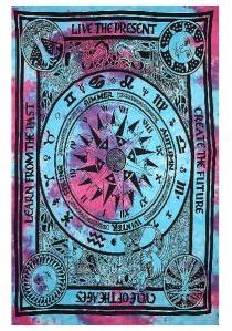 Zodiac Horoscope Cotton Wall Hanging Tapestry