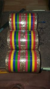 Rainbow Chura Bangle Set