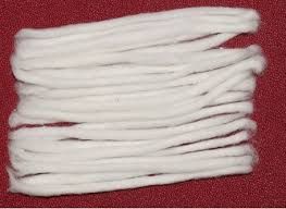 White cotton wicks