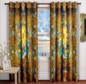 Velvet Printed Curtain