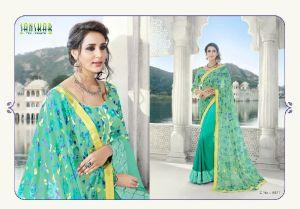 Shama Hits Georgette Saree