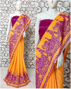 Sparkles Rangoli Georgette Saree