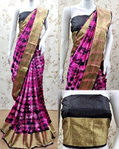 Tussar Cotton Silk Saree