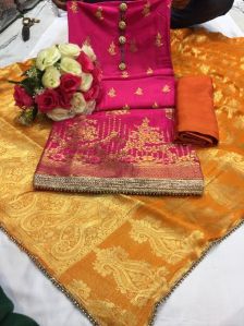 Banarasi Silk Dress Material